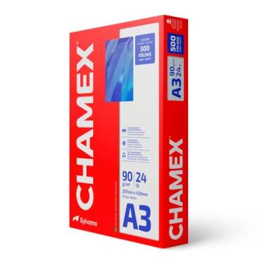 Imagem de Chamex 03071740178 Papel Branca, A3-297 420mm, Pacote com 500 Folhas