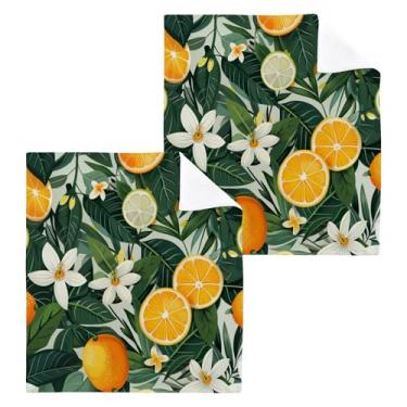 Imagem de xigua Toalhas de mão de algodão limoeiro, toalhas de banho multiusos e absorventes toalhas de rosto macias para a pele para banheiro, cozinha, hotel, academia, panos de lavagem, pacote com 6, 30 x 30