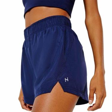 Imagem de Shorts Hering Esportivo Feminino Com Cós Elástico Azul Marinho-Feminino