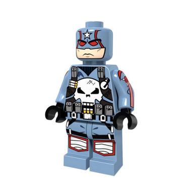 Imagem de Boneco Super Herois E Vilões Hq Quadrinhos Bloco De Montar