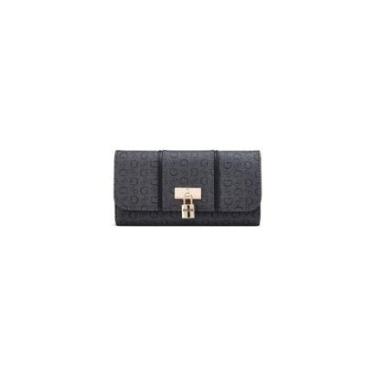 Imagem de Carteira Emberly Slg Slim Clutch Cinza Escuro-Feminino