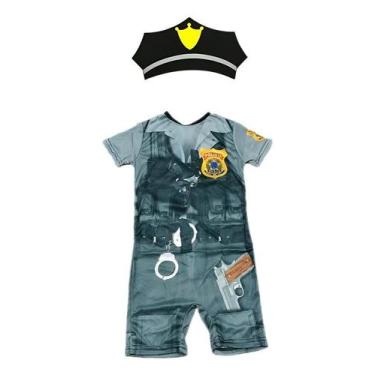 Imagem de Fantasia Infantil Roupa Policial Com Boina De E.v.a. - Parfum & Fantai