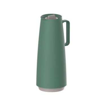 Imagem de Bule de Café e Chá Térmico de Polipropileno - Verde 1L Exata, 1L, Verd