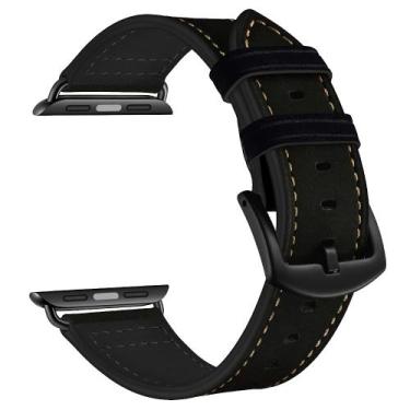 Imagem de Pulseira de Couro para Apple Watch Series 10 (46mm)
