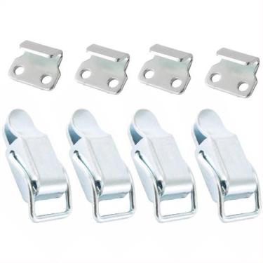 Imagem de Kit Com 04 Fecho Pequeno Ra2 + Engate A2 Zincado Para Case Baús - Sant