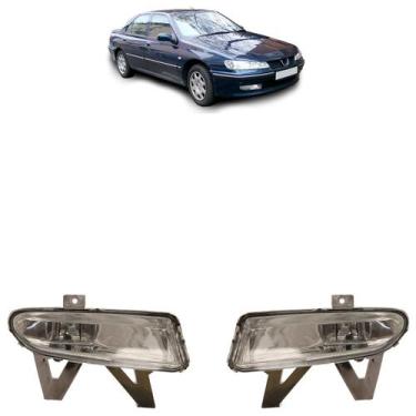 Imagem de Farol Milha Auxiliar 406 1999 2000 2001 2002 2003 2004 Máscara Cromada