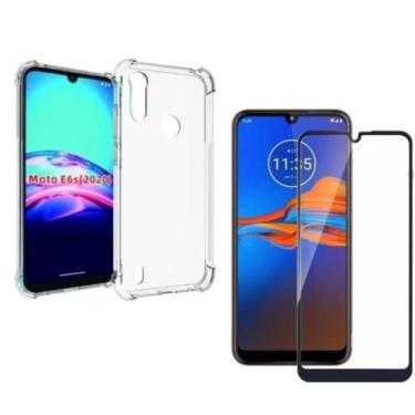 Imagem de Capinha Capa Case Anti Queda Moto E6s E6i + Pelicula 3D - Universo