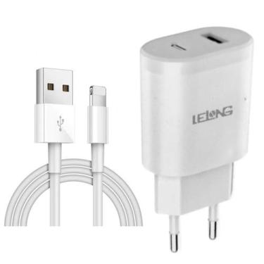 Imagem de Carregador Rápido iPhone 5 6 7 8 X XR 11 12 INOVA 5.1A - Lelong - It B