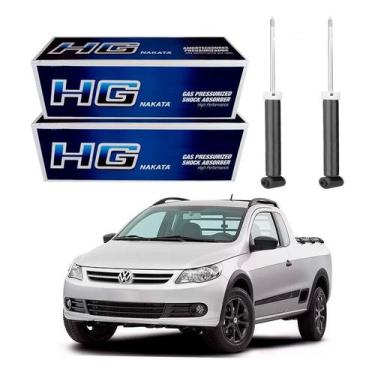 Imagem de Par Amortecedor Traseiro Saveiro G5 1.6 2009 A 2013 - Nakata