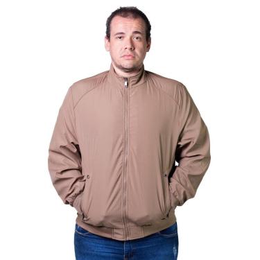 Imagem de Jaqueta Microfibra Plus Size Broken Rules Masculina 588007 Marrom-Masculino