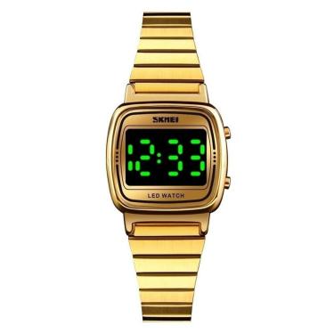 Imagem de Relógio Feminino Skmei Digital 1543 Dourado-Feminino