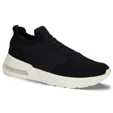 Imagem de Tênis Sneaker Ferracini Masculino Fusion 7546-572 - Preto/Branco - 42 BR-Masculino