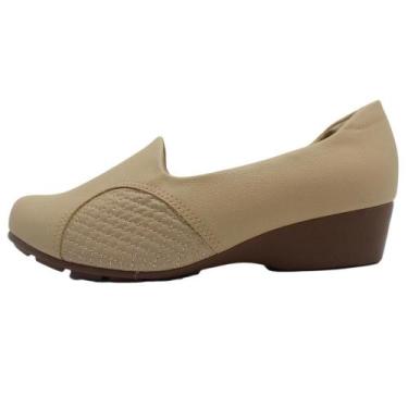 Imagem de Sapato scarpin feminino modare  7014.229, Bege, 37