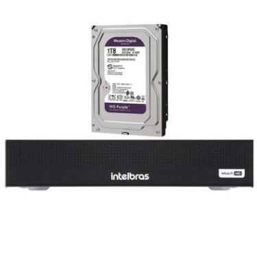 Imagem de Kit Intelbras, DVR Mhdx 3008-c, 8 Canais, Multi HD + HD 1TB