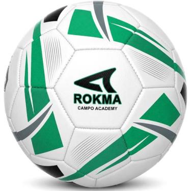 Imagem de Bola Campo Rokma Academy Oficial Treino Jogo, Verde