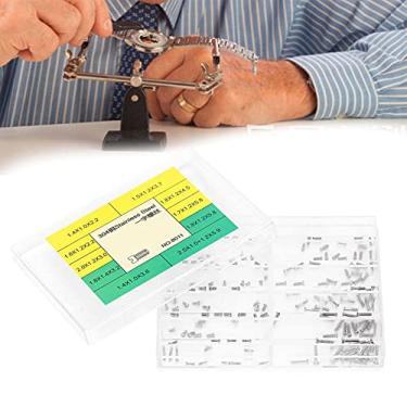 Imagem de 304 Parafusos De Aço Inoxidável, Tampa Traseira Do Relógio Parafusos Diversos Ferramentas De Reparo Do Relógio Parafusos De Reparo Do Relógio Acessório Para Relojoeiros