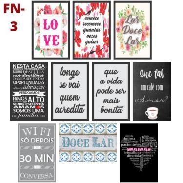 Placa Decorativa Frases de Motivação Nunca Desista 30x40cm