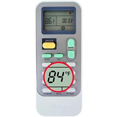 Imagem de CHOUBENBEN Substituição para controle remoto de ar condicionado Air Con DG11J1-72