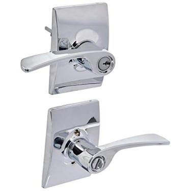 Imagem de Schlage Lock Company F51AMER625CEN F51A Merano 625 CEN 16211 10063 Century Deco Rose Entry