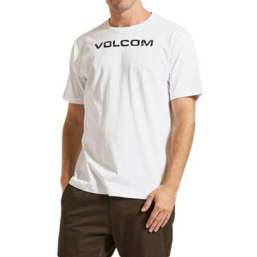 Imagem de Camiseta Volcom Ripp Euro Oversize Masculina Branco