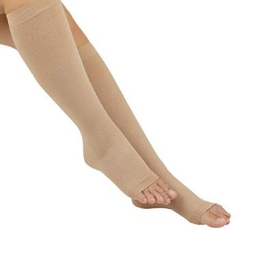 Imagem de Meia Compressiva Pantiurrilha 3/4 Angio Pauher, Ortho Pauher, Nude, Pequeno