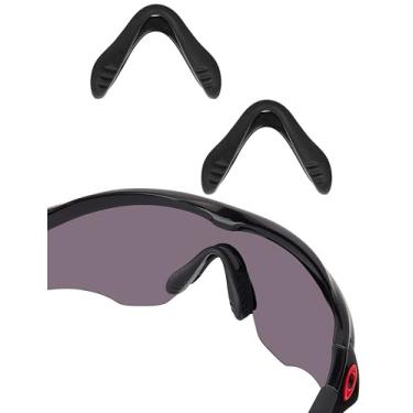 Imagem de Bowyer 2 pares de almofadas de nariz de substituição compatíveis com armação Oakley M2 OO9212 / XL OO9343 / Óculos de sol ventilados - preto