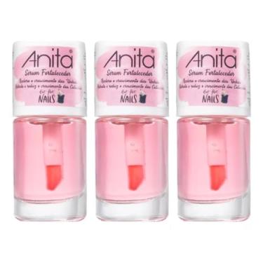 Imagem de Esmalte Sérum Fortalecedor Anita - Kit 3 Crescimento Rápido de Unha e Redução de Quebra - Ref 552