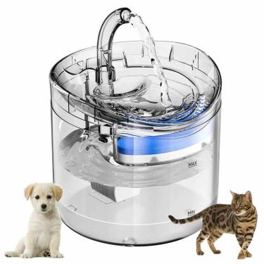 Imagem de Bebedouro Fonte de Agua Cao Pet Gato Cachorro Animal de Estimaçao Reservatorio 2 Litros