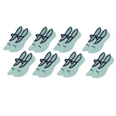 Imagem de 8 Pares De Meias Femininas Para Pilates Antiderrapante Sapatilha - Sel