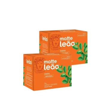 Imagem de Chá Matte Original Com 15 Saquinhos -Kit 2 Caixas - Leão - Leão Alimen