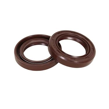 Imagem de Motor de barco 93102-25M48 93102-25010 93101-25M24 93101-25M44 T15-04010403 Vedação de óleo da árvore de cames para motor de popa Yamaha Parsun 9,9HP 13,5HP 15HP, 2 peças