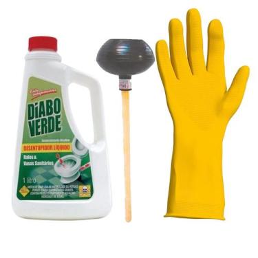 Imagem de Kit Super desentupidor de Privada Vaso Sanitário Ralo Sifão - Nobel do