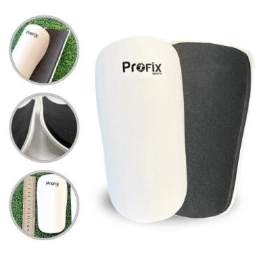 Imagem de Caneleira de Futebol Leve Profix Branca - Profix Sports, P