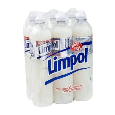 Imagem de Detergente para Louças Limpol Coco Pack 6 Unidades 500ml Cada - Bom Br