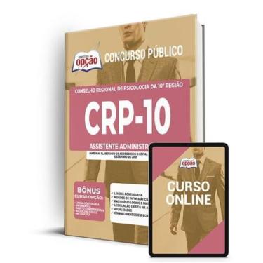 Imagem de Apostila CRP 10º Região - Assistente Administrativo - Apostilas Opção