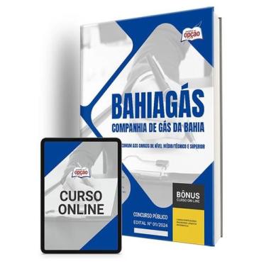 Imagem de Apostila BAHIAGAS 2024 - Comum aos Cargos de Nível Médio/Técnico e Sup