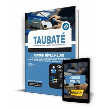 Imagem de Apostila Câmara de Taubaté - SP - Comum Nível Médio - Editora Solução