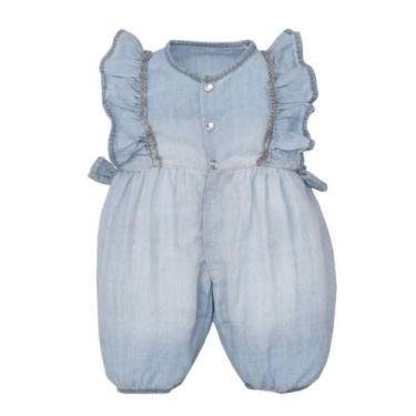 Imagem de Macacão De Bebê Jeans Perola - Upi Ulli, RN
