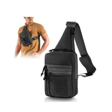 Imagem de Bolsa de Ombro Sling Oculta para Caça e Camping - Mochila Conversível,