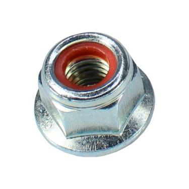 Imagem de Porca M8 sextavada travante com flange chave 13 do prisioneiro coroa C