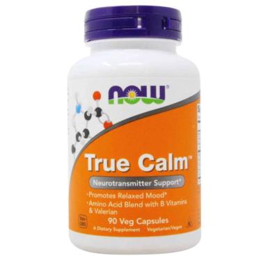 Imagem de True Calm Suporte Humor Now Foods 90 veg caps
