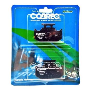 Imagem de Pastilha freio lander/ fazer 250/ crosser 150/fz15 (t) cobre - COBREQ