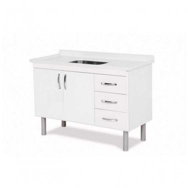 Imagem de Gabinete Cozinha Toquio 116cm Branco - Rorato