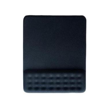 Imagem de Mouse pad com apoio em gel preto dot AC365 Multilaser