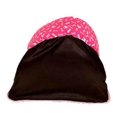 Imagem de Cama Toca Saco de Dormir 2 em 1 para Pets Tamanho Médio e Pequeno, Impermeável com Zíper (Pink)