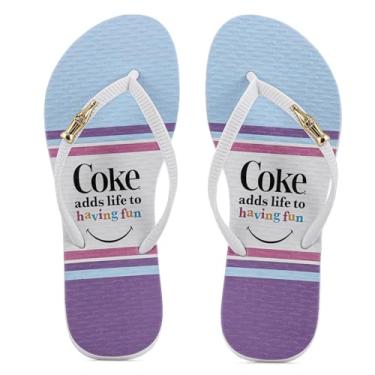 Imagem de Chinelo Coca Cola Candy Coke Feminino Branco