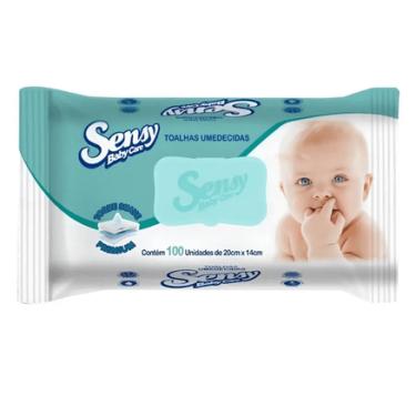 Imagem de Lenço Umedecido Sensy Care Premium 100 Unidades Sensy Baby Care