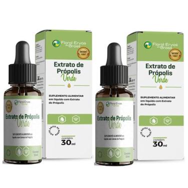 Imagem de Extrato de Própolis Verde 30ml kit 2 Frascos Gotas aumento imunidade -