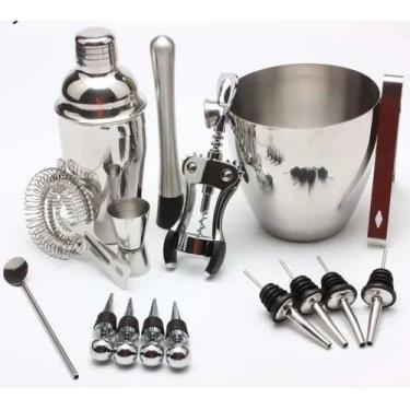 Imagem de Kit Bar Coqueteleira Profissional Aço Inox 750ml Caipirinhas - MINYMIX