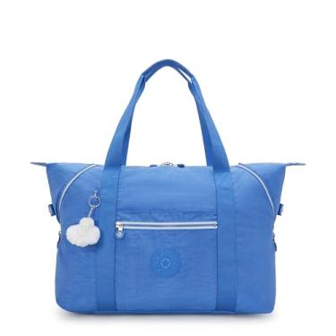 Imagem de Kipling Bolsa feminina artística, média, 2, leve, grande, bolsa de viagem, Azul coquetel, 22.75''L x 12.5''H x 7.75''D